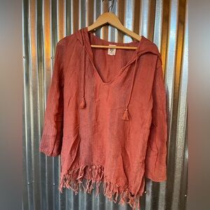 Billabong Terracotta Hooded Swim Cover-Up